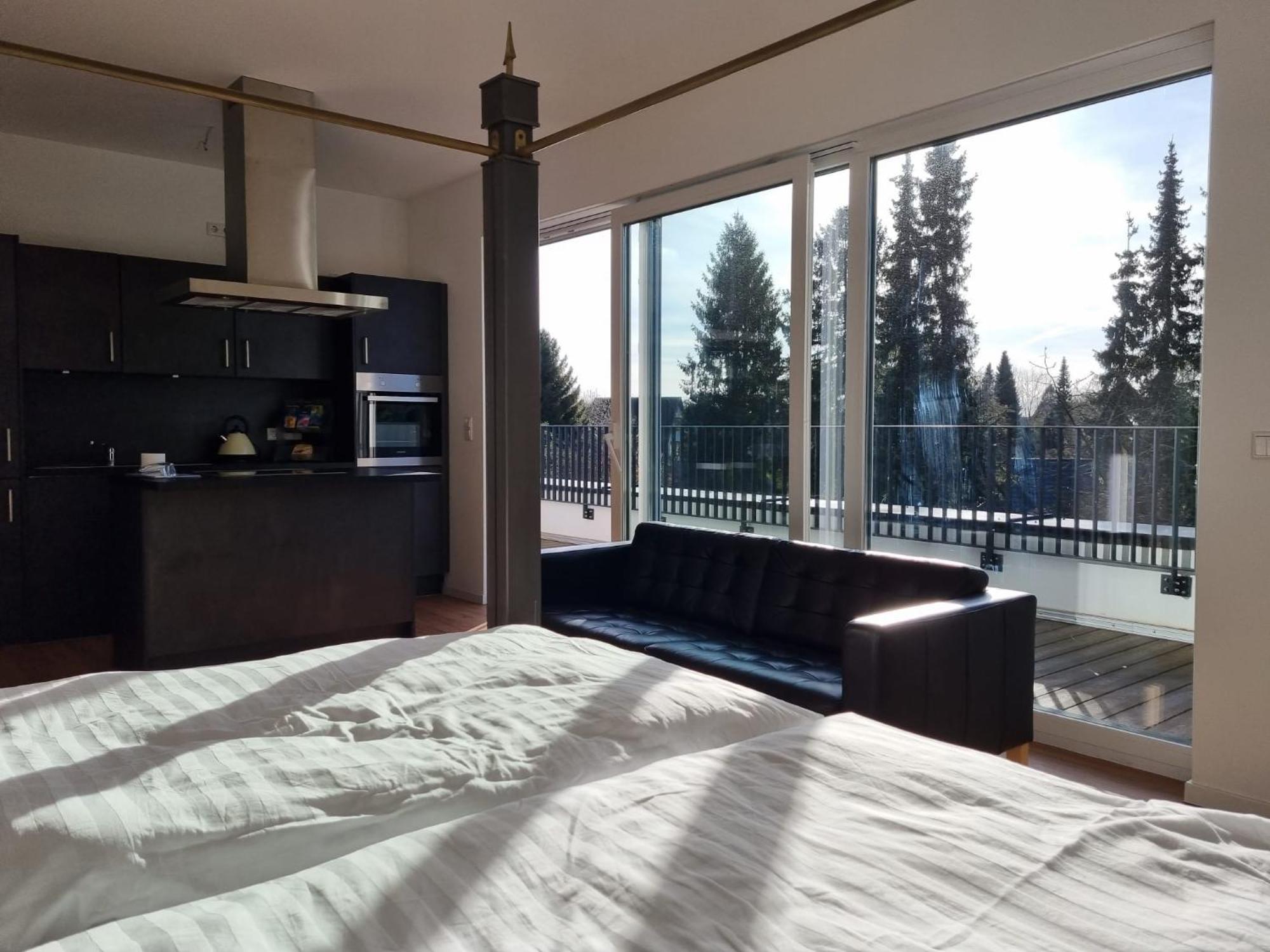 המבורג Stylische Penthouse Wohnung מראה חיצוני תמונה